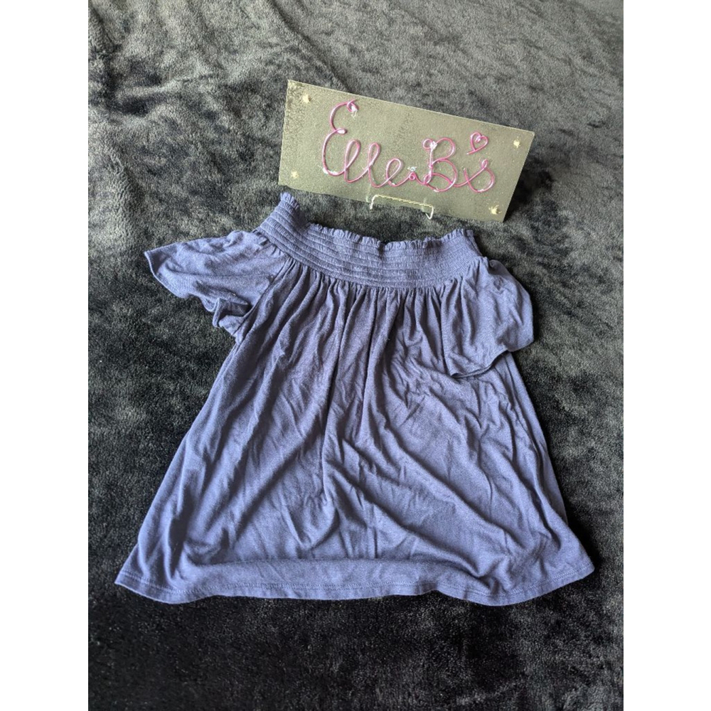 EUC Elle Navy Blue Off Shoulder Top S